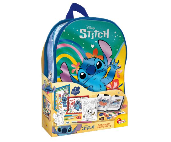 Stitch batoh kreslící sada 31 cm