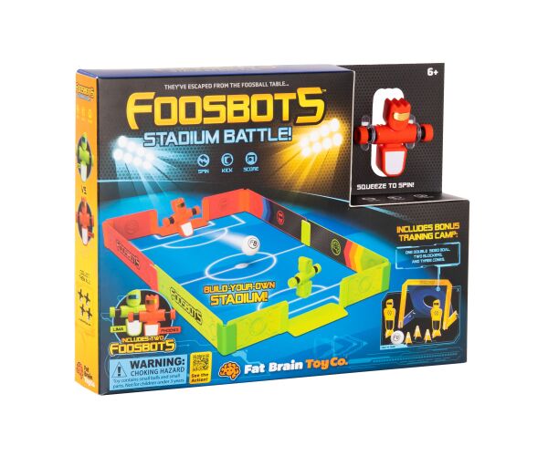 Fat Brain FOOSBOTS STADIUM BATTLE robo-fotbal se stadionem set