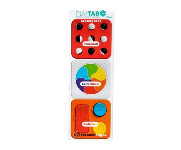 Fat Brain Sada senzorických hraček PlayTab Tile Set 2