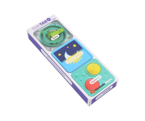 Fat Brain Sada senzorických hraček PlayTab Tile Set 4