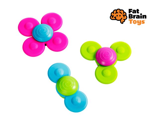 Fat Brain spinnery WhirlySquigz 3 ks