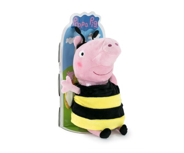 Peppa Pig plyš Peppa v oblečku 28 cm