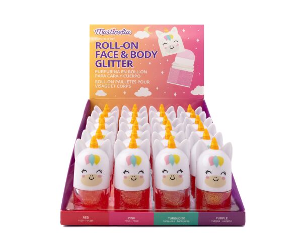 MARTINELIA Třpytivý Roll-on na tělo a obličej