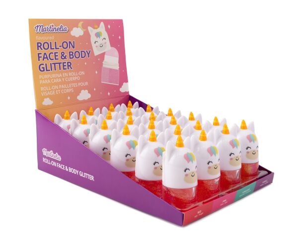 MARTINELIA Třpytivý Roll-on na tělo a obličej