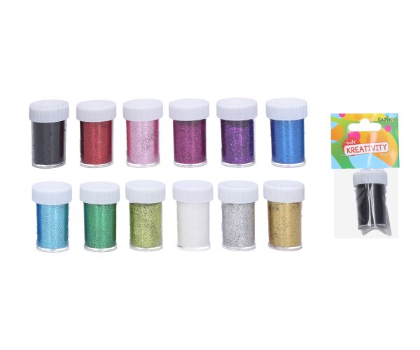 Třpytky dekorační glitter 5 cm