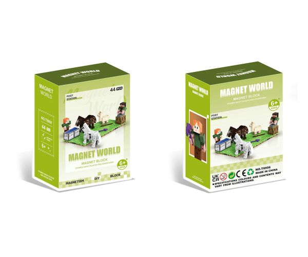 Stavebnice Magnet World Chovatel koní