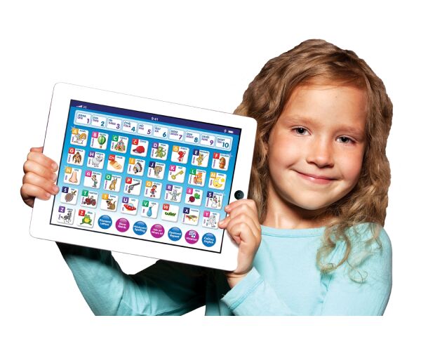 Tablet Wiky maxi modrý 24x18 cm - Český obal