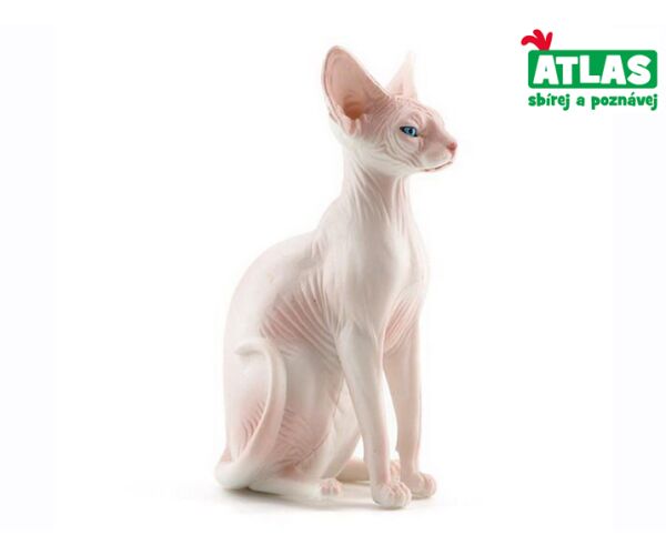 B - Figurka Kočka Sphynx 8,5 cm