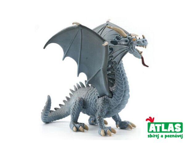 F - Figurka Drak šedý 15,5 cm