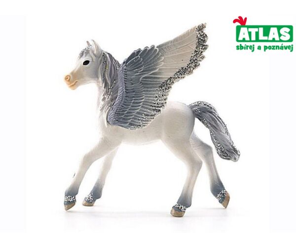 C - Figurka Pegas třpytivý 9 cm