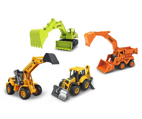 Auto stavební stroje na setrvačník 20 cm