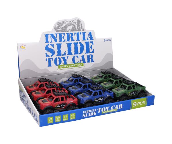 Auto terénní na setrvačník 13 cm