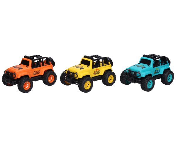 Auto džíp terénní na setrvačník 14 cm