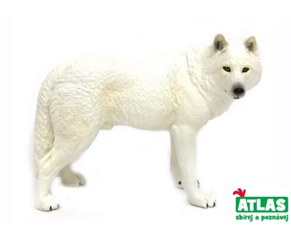 E - Figurka Vlk bílý 12 cm