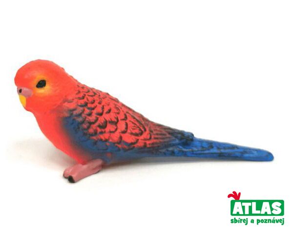 A - Figurka Rosela červená 7,5 cm