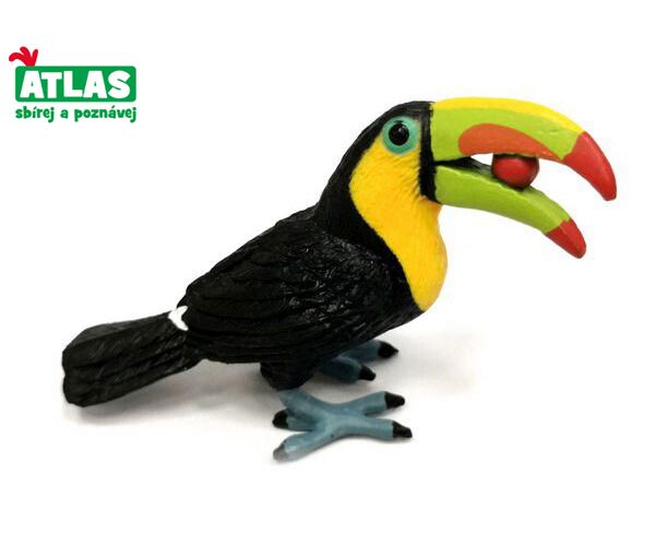 A - Figurka Tukan obrovský s ovocem 7,5 cm