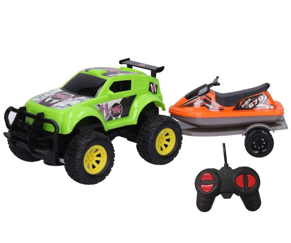 Auto terénní RC na dálkové ovládání se skútrem