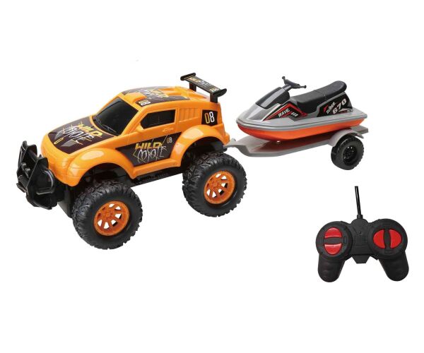 Auto terénní RC na dálkové ovládání se skútrem