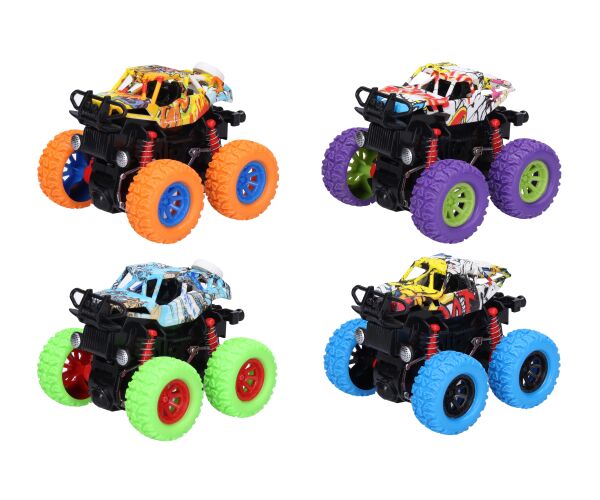 Auto terénní na setrvačník 9,5 cm