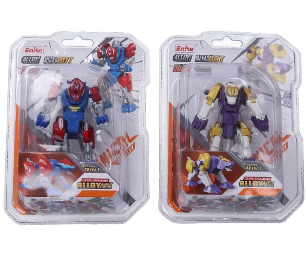 Robot zvíře transformace kovový 9 cm