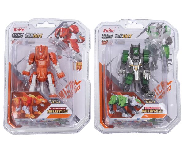 Robot zvíře transformace kovový 9 cm
