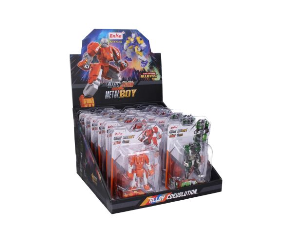 Robot zvíře transformace kovový 9 cm