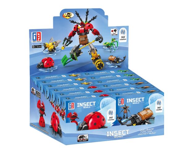 Stavebnice Robot hmyz transformace