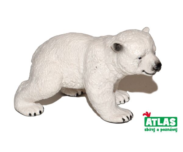 A - Figurka Medvěd lední mládě 6,5 cm