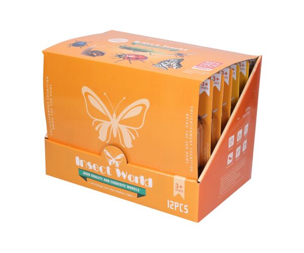 Zvířátka hmyz figurky set 12 ks 6,5 cm