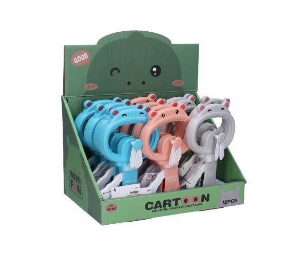 Ruční větráček hroch 18 cm