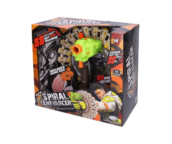 Pistole Spiral Enforcer s míčky 34,5 cm