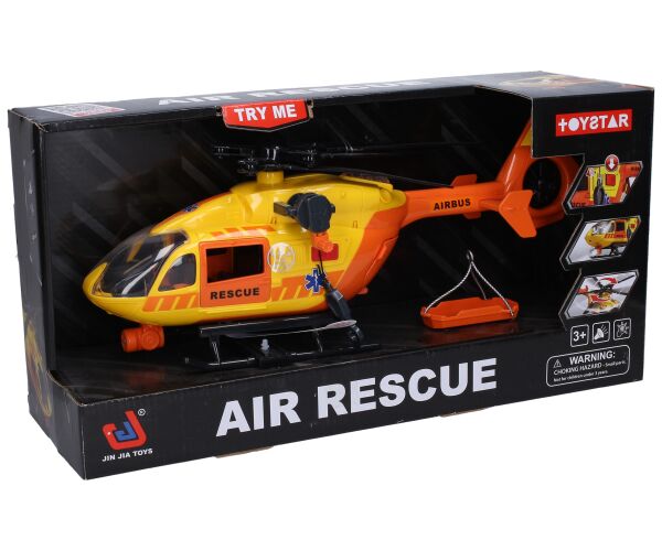 Vrtulník záchranářský s efekty 38 cm