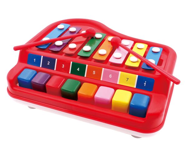 Xylofon piano 2v1 24cm