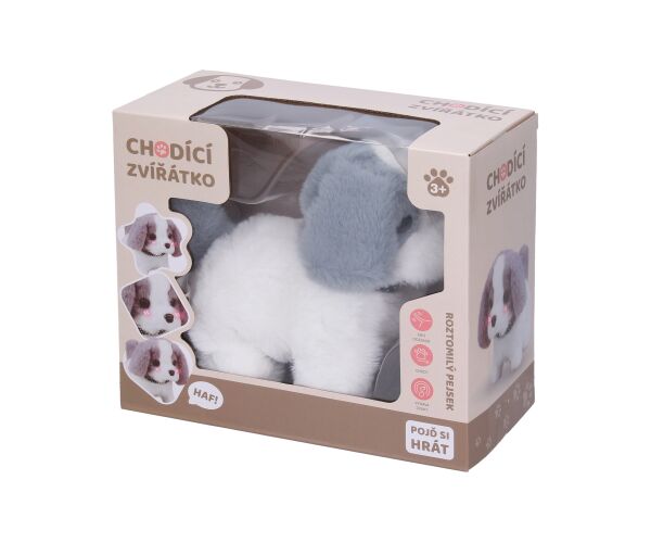 Pes chodící 18cm - český obal
