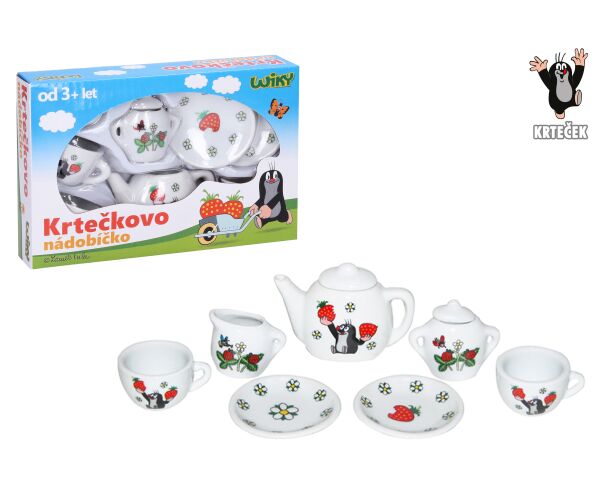 Čajová porcelánová souprava - Krtek