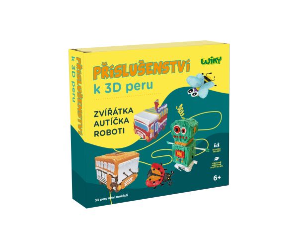 Běžící zvířátka pro 3D pero WIKY - český obal