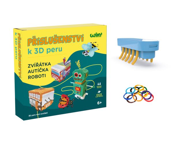 Běžící zvířátka pro 3D pero WIKY - český obal