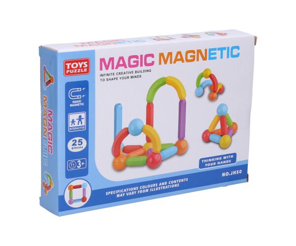 Magnetická stavebnice 25 dílků