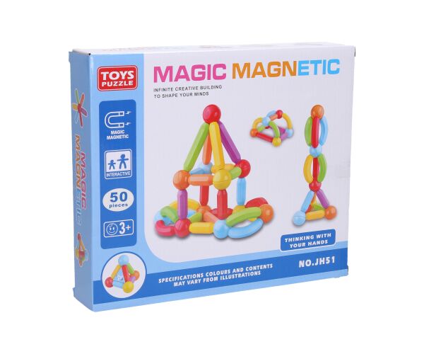 Magnetická stavebnice 50 dílků