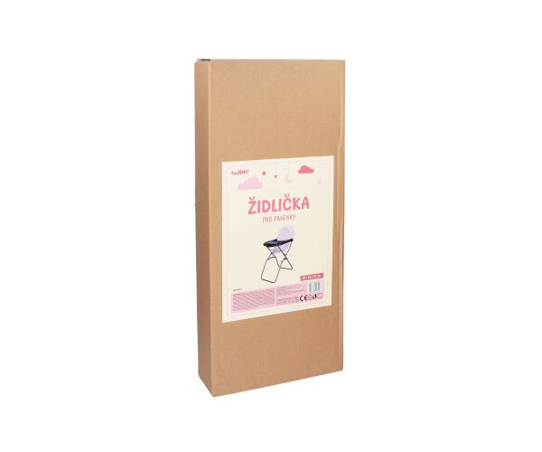Židlička pro panenky 37x25x51 cm - Český obal