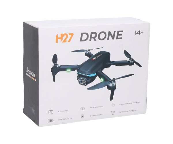 Dron skládací s detekcí překážek a WIFI kamerou 720p RC na dálkové ovládání 26x24x5,5 cm