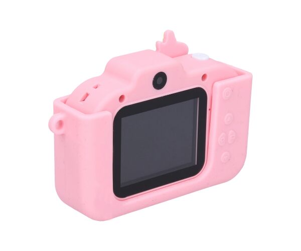 Dětský digitální fotoaparát silikonové pouzdro jednorožec - foto 48Mpx, video Full HD