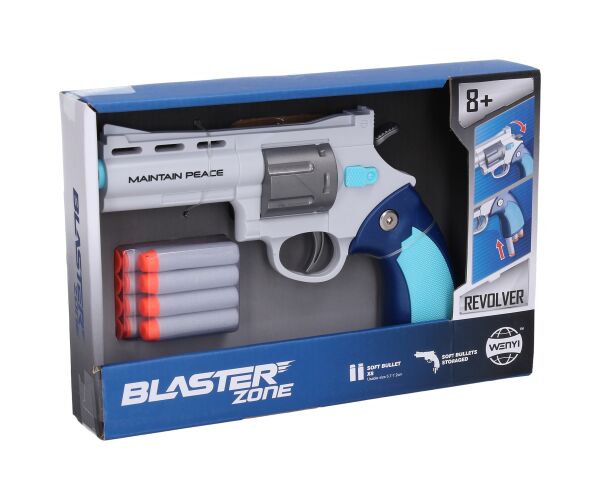 Pistole Revolver s pěnovými náboji 22,5 cm
