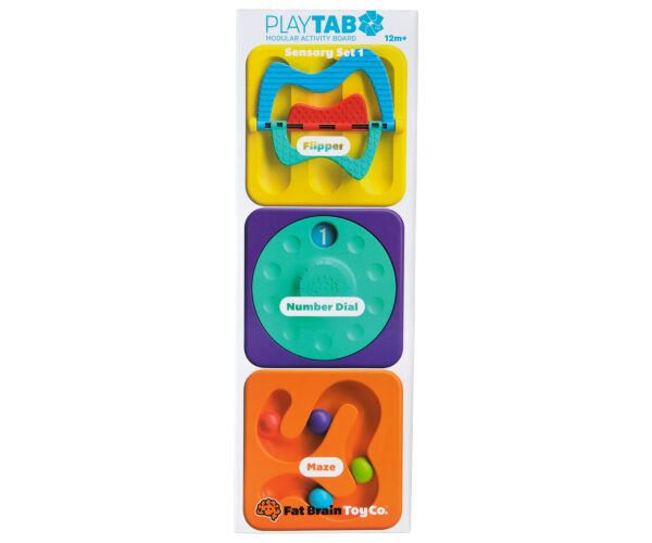 Fat Brain Sada senzorických hraček PlayTab Tile Set 1