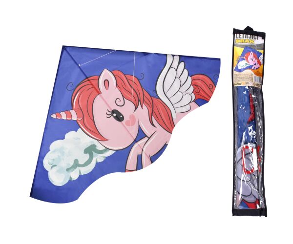 Létající drak delta nylon 135x65 cm - Český obal