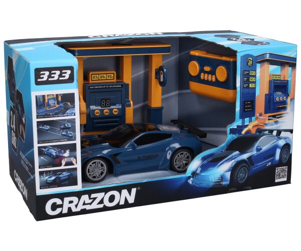 Auto dýmící s čerpací stanicí RC na dálkové ovládání 22 cm