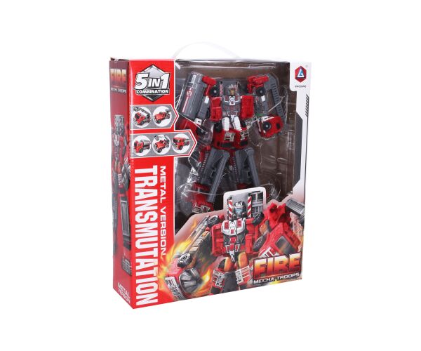 Autorobot set 5v1 hasiči 24 cm