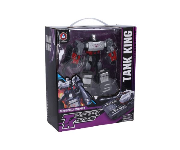 Autorobot Tank King černý 19 cm