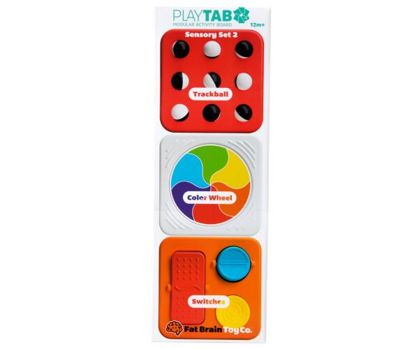 Fat Brain Sada senzorických hraček PlayTab Tile Set 2
