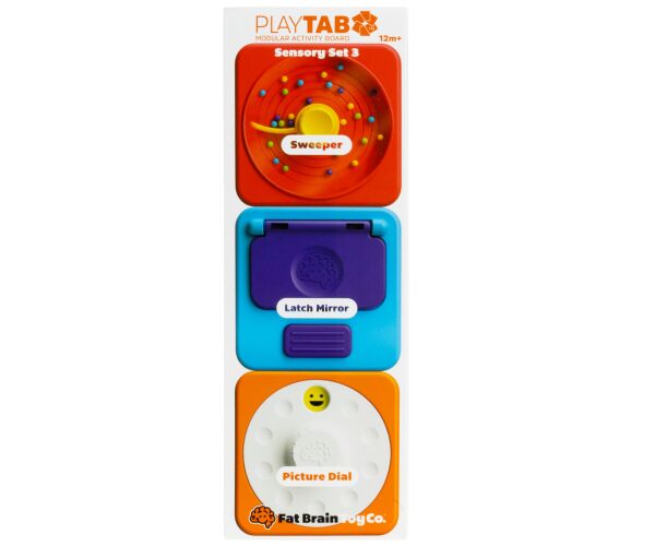 Fat Brain Sada senzorických hraček PlayTab Tile Set 3